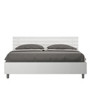 Letto Matrimoniale Testata Doghe Dritta Ankel Bianco Frassino Varie Misure
