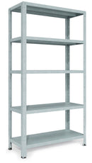 Scaffale in Metallo ad Incastro 5 Ripiani 100x40xh188 cm Crosser Firenze Zincato