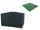Pavimento per Casetta Box da Giardino 322x233x209 cm in Plastica Verde