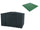 Pavimento per Casetta Box da Giardino 322x233x209 cm in Plastica Verde