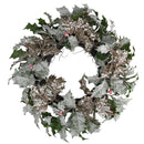 Coroncina con pungitopo oro cm Ø26/40