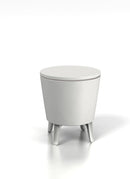 Tavolino Termico Piano Rialzabile Ø49,5 cm in Resina Keter Cool Bar Bianco