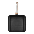 Bistecchiera 26x26 cm Antiaderente Induzione Silex Elegance Wood Nero