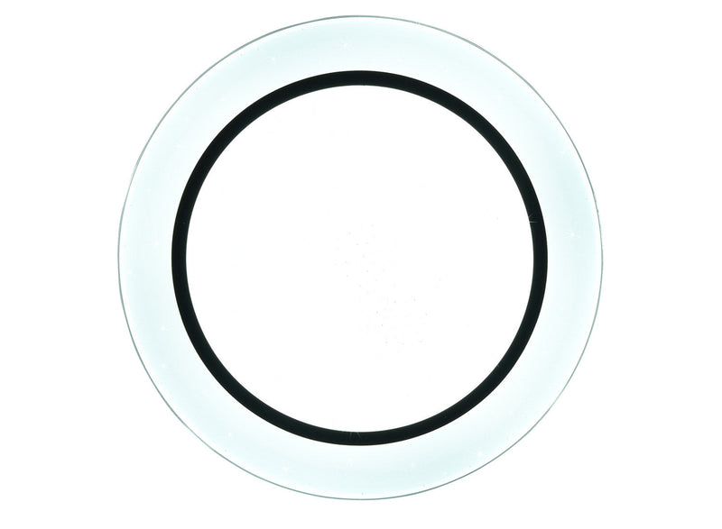 Plafoniera da Interno a LED in Plastica Nero Opaco