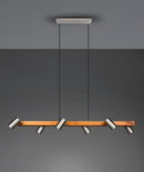 Lampada a Sospensione da Interno Attacco GU10 in Metallo Nickel Opaco