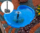 Kit Laghetto Artificiale + Pompa Filtro da Giardino 110x78x28 cm in Polietilene 90 Litri Azzurro