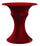 Tavolino da Giardino Componibile Ø37x47 cm in Resina Arkema Olimpo Ruby