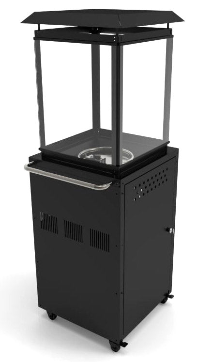 Stufa da Esterno Fungo a Gas Gpl 8 kW Vannini Allegro Nera sconto