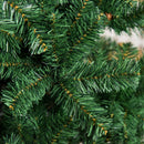 Albero di Natale Artificiale 180 cm Palline e Decorazioni in PVC Ferro 