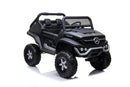 Macchina Elettrica per Bambini 12V con Licenza Mercedes Unimog Nera 
