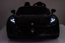 Macchina Elettrica per Bambini Licenza Maserati Folgore 12V Nero  