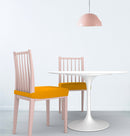 Set 2 Coprisedie Elasticizzati in Poliestere Giallo 