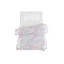 Trapunta Invernale Stampata in Microfibra 200gr Double Face Molecole Varie Misure