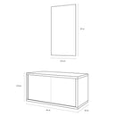 Mobile da Bagno sospeso Giava 00-551 Pino Grigio TFT