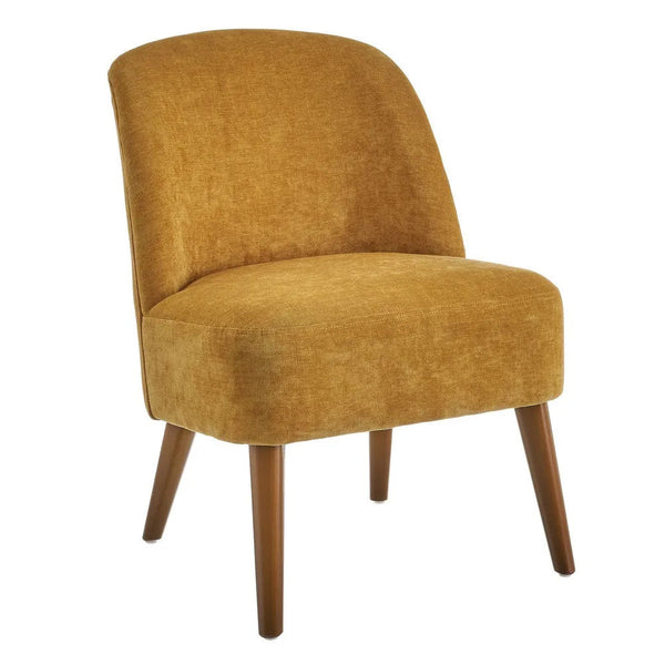 Poltrona Relax in Legno e Tessuto Colore Mostarda Mod. Petty 52x58x71H cm prezzo