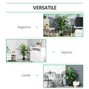 Pianta Artificiale Dracena H110 cm con Vaso Verde