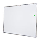 Lavagna Magnetica 110x80 cm in Alluminio con Magnetini e Pennarello Marcatore 