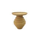 Tavolino Ø 35,5x40 cm Alka in Acciaio Senape