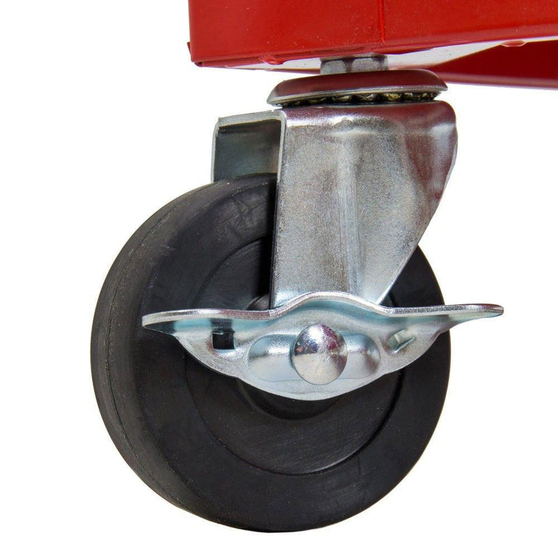 Carrello Porta Attrezzi Utensili Portautensili da Lavoro Rosso