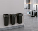 Pattumiera a Muro Contenitore da 73 L 41,5x41,5x73 cm Grigio Antracite   