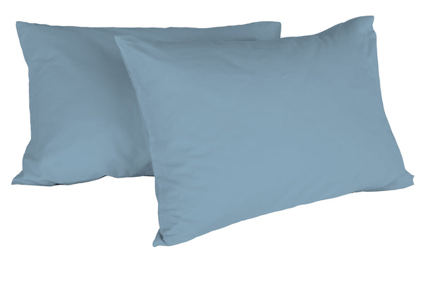 prezzo Coppia di Federe Tinta Unita Celeste
