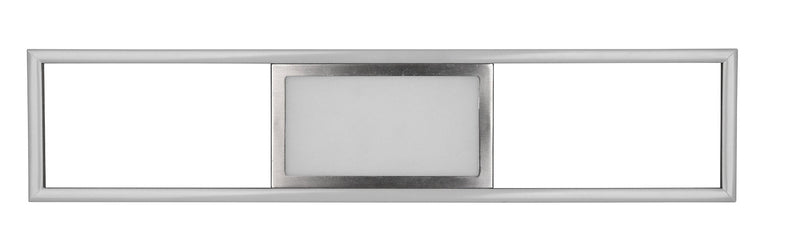 Plafoniera da Interno a LED in Metallo Nichel Satinato 