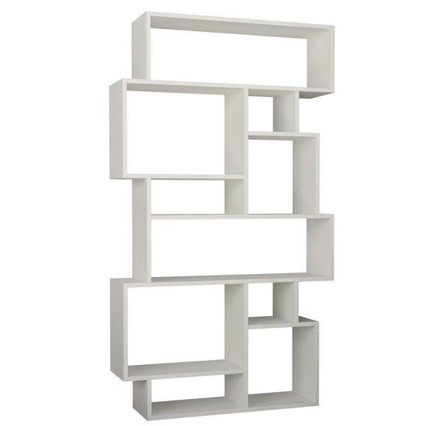 online Libreria Moderna 168x96x25 cm Scaffale 8 Ripiani in MDF Bianco