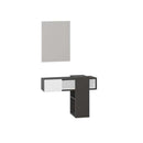 Mobile ingresso Efes antracite bianco con specchio