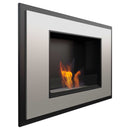 Camino a Bioetanolo da Parete 80x59 cm Flig Los Angeles Satinato Con Vetro