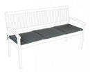 Cuscino Poly180 Antracite per Panca 3 Posti in Tessuto per Esterno