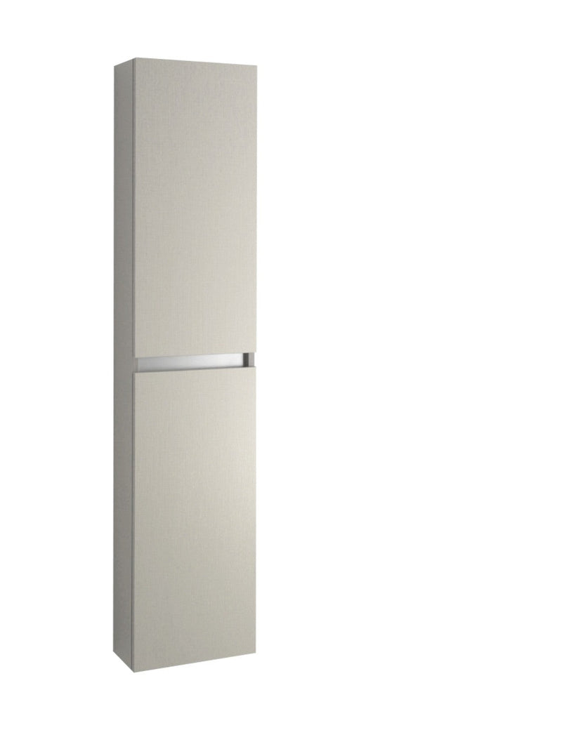 Mobile da Bagno a Colonna 2 Ante in Melaminico 35x32x160cm TFT Bali Corda