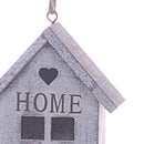 Set 12 Casina in legno da appendere Altezza 23 cm