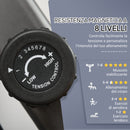 Cyclette Orizzontale Magnetica 8 Resistenze Display LCD Sedile Regolabile ed Elastici per Braccia Nero   