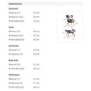 Poltrona Relax con Pouf Poggiapiedi in Tessuto Elegant