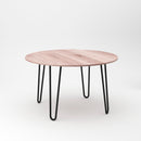 Hairpin Set di Gambe H2 Aste per Tavolo H400 Verniciato Nero Acciaio Emuca