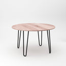 Hairpin Set di Gambe H2 Aste per Tavolo H400 Verniciato Nero Acciaio Emuca