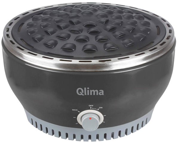Barbecue a Carbone Carbonella Portatile da Tavolo Qlima Njoy Nero online