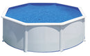 Piscina Rotonda Fuori Terra Ø350xh120 cm in Acciaio e PVC Gre Fidji