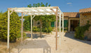 Pergola da Giardino 3x4,98x2,47 m in Legno Senza Copertura 