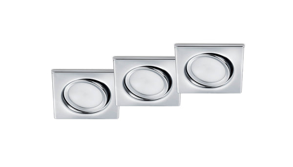 prezzo Illuminazione da Incasso da Interno a LED in Metallo Cromo