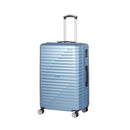 Trolley Valigia Grande Rigido 4 Ruote con Combinazione in ABS Ravizzoni Svezia Blu Acciaio