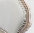 Poltrona Charlene in Tessuto 55x51x100 h cm in Tessuto Bianco