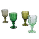 Set 4 Calici Syrah Greenery in Vetro VdE Tivoli 1996 Verde