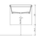 Mobile Lavatoio Sospeso 65,5x50,5x56 cm 2 Ante Montegrappa Novella Dipiù Tortora