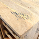 Mobile Cantinetta Portabottiglie 1 Anta 2 Ripiani e Cassetti 90x45x100 h cm in Legno