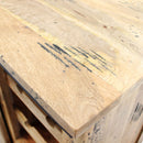Mobile Cantinetta Portabottiglie 1 Anta 2 Ripiani e Cassetti 90x45x100 h cm in Legno