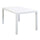 Tavolo Houston 150x90x74 h cm in Wicker Bianco