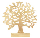 Scultura Albero Oro 31x8,5x31,5 cm in Ferro Oro
