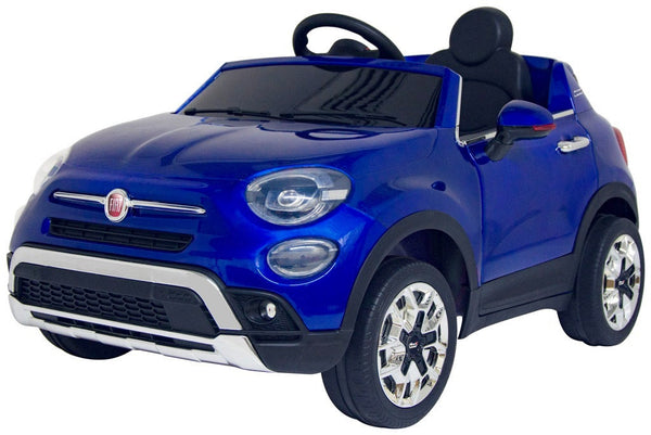Macchina Elettrica per Bambini 12V con Licenza Fiat 500X Blu sconto