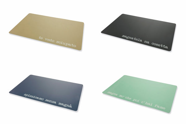 sconto Set 4 Tovagliette 43x28 cm in Plastica Villa d'Este Home Tivoli Colazione de Noantri